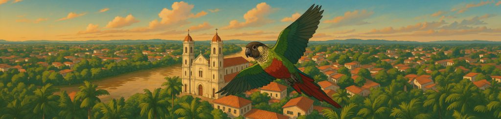Bringing Nicanor the Sinú parakeet to life