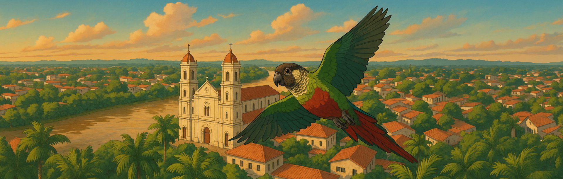 Bringing Nicanor the Sinú parakeet to life