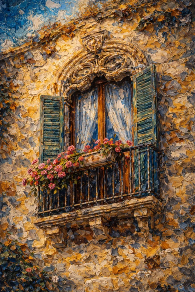 Balcón de Geranios — from the Mental Landscapes series