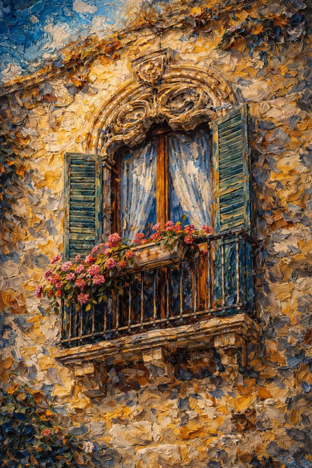 Balcón de Geranios — from the Mental Landscapes series