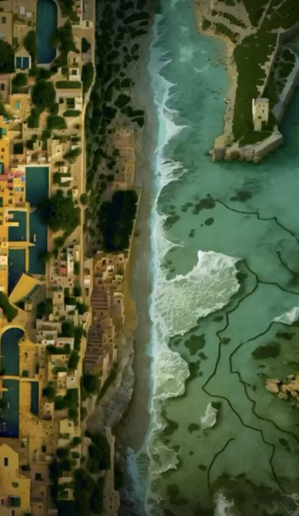 Apulia, Digital generative artwork — from the Soul of Nations series