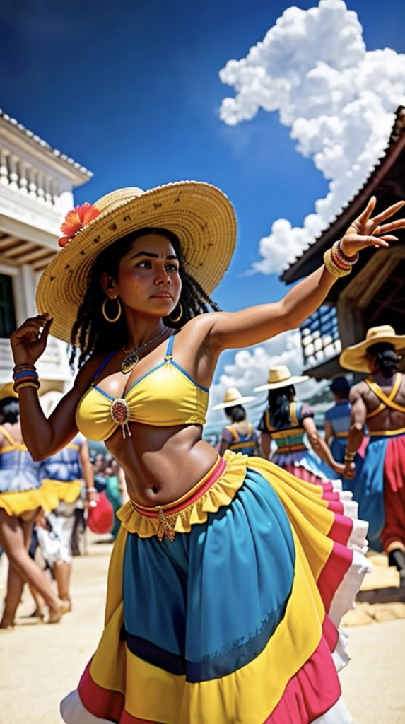 Colombia, Digital generative artwork — from the Soul of Nations series