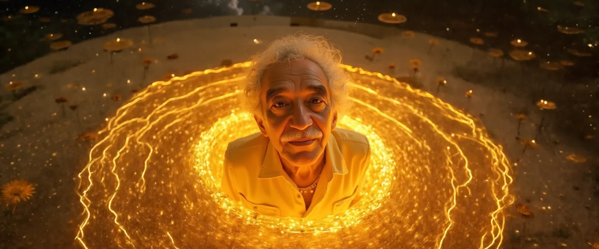 AI tribute to Gabriel García Márquez on Caracol Televisión, Generative AI animation